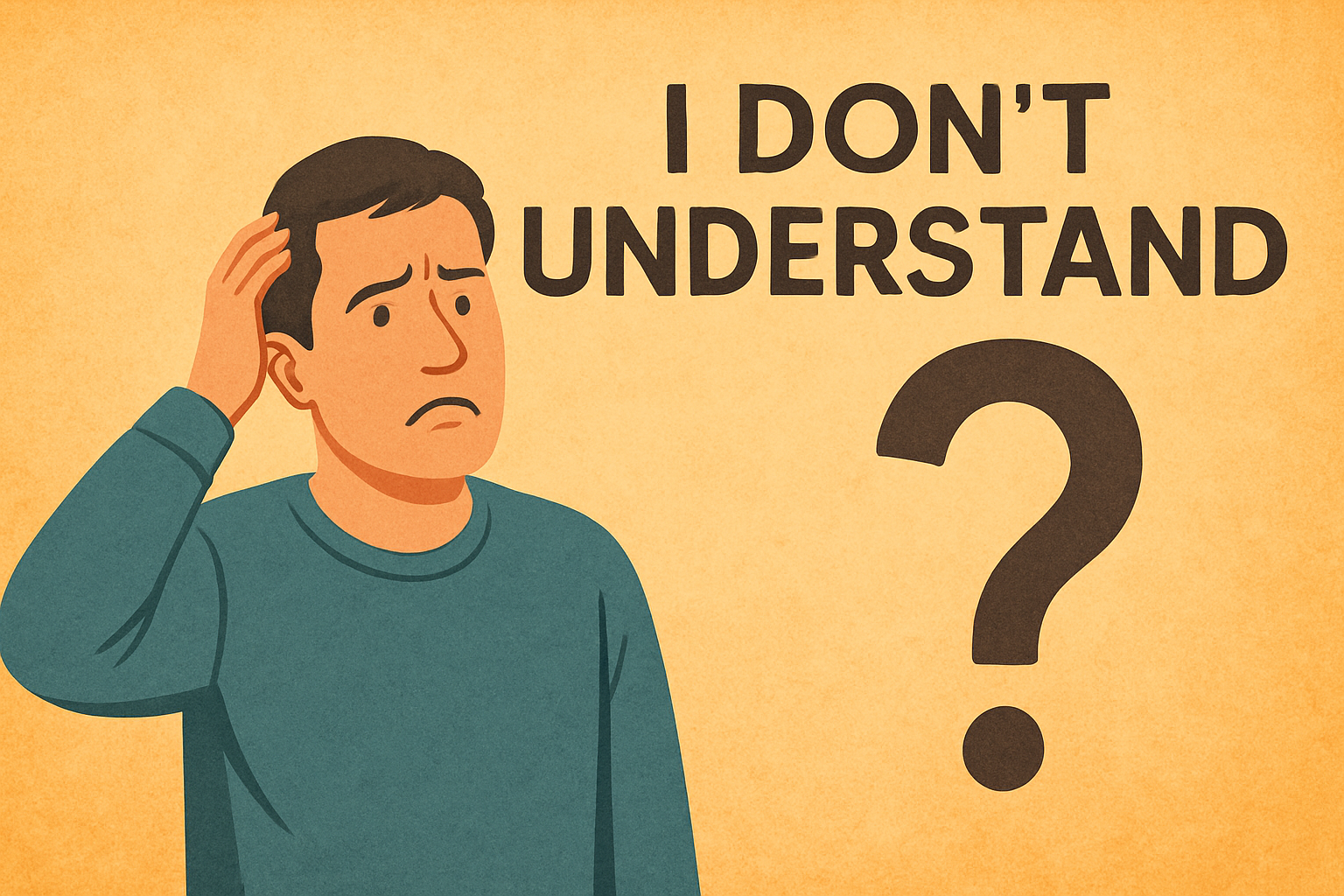 I Don’t Understand – Richard G. Riccardi