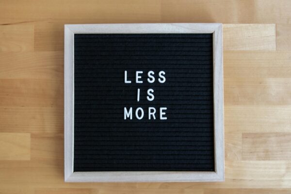 Less is More – Richard G. Riccardi